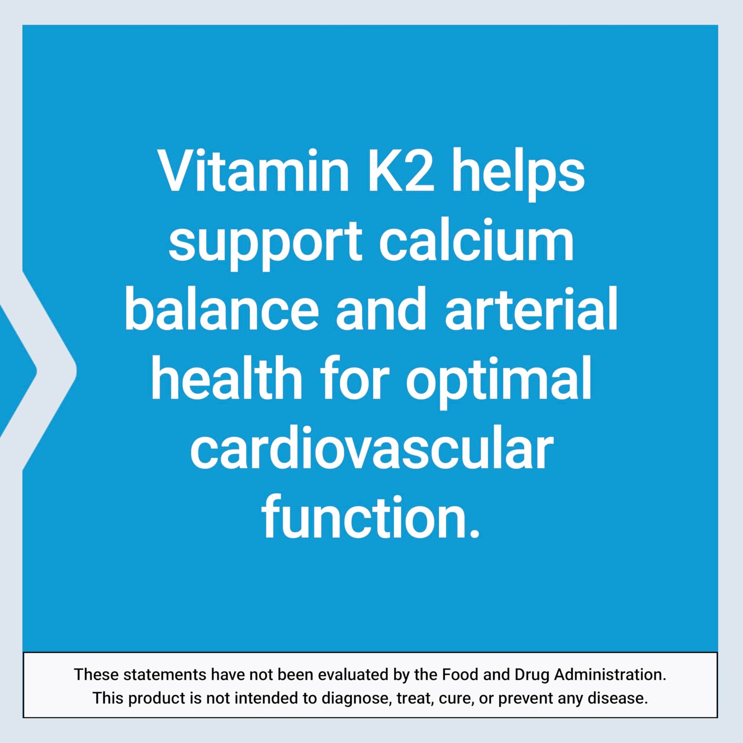 Botella suplemento vitamina k2 90 cápsulas sin gluten