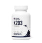 Botella de suplemento Wound Care Plus Vitaminas K2 y D3 60 cápsulas