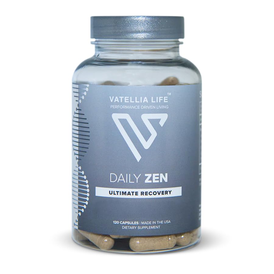Botella de suplemento Daily Zen de Vatellia Life
