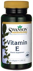 Botella Swanson Vitamina E 1000 IU 60 cápsulas blandas
