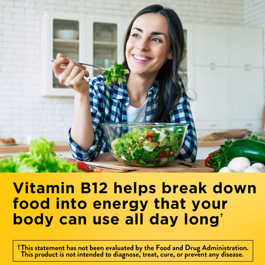 Botella de tabletas Nature Made Vitamina B12 extra fuerte
