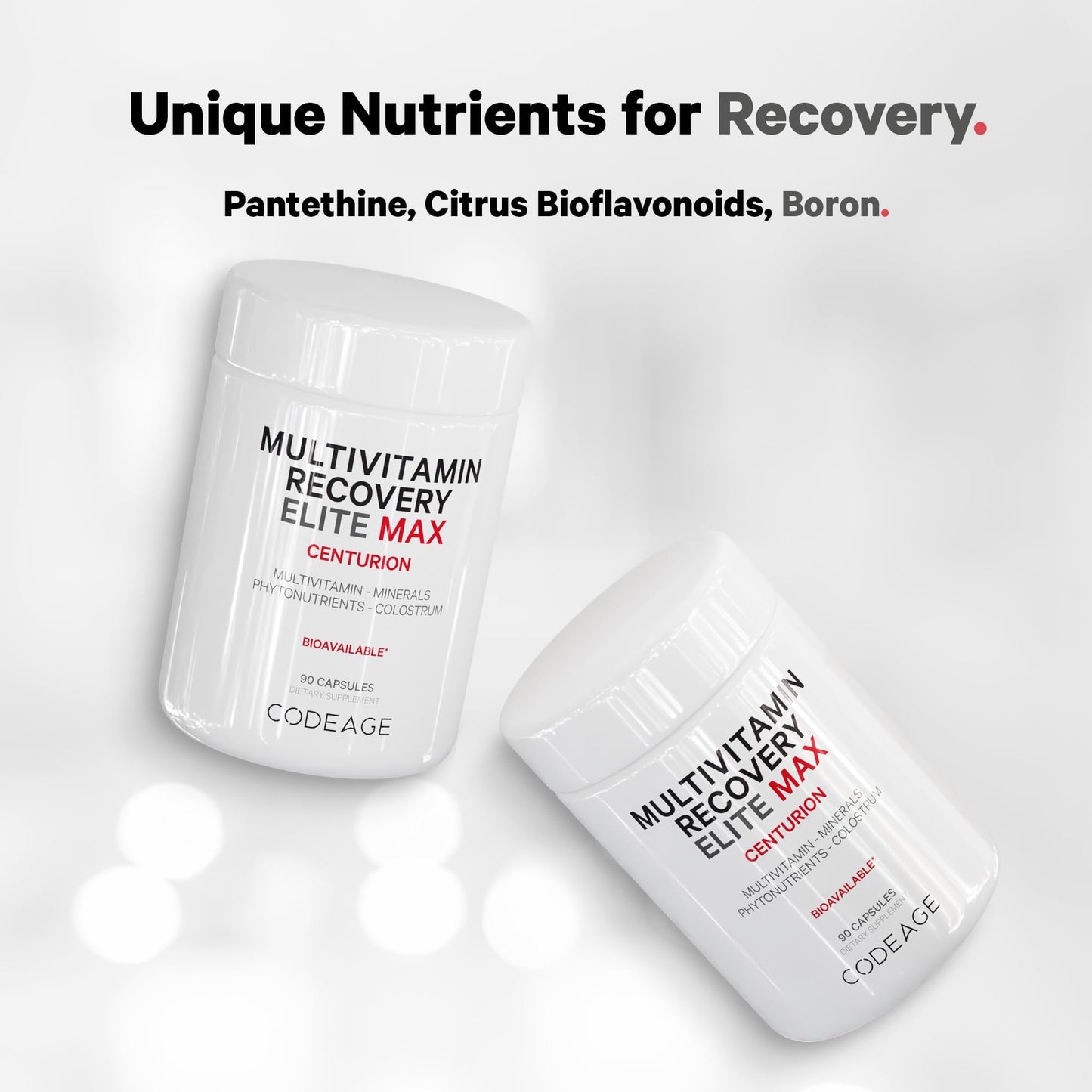 Botella trasera de Codeage Multivitamin