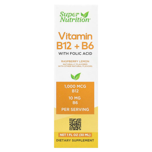 Botella de Vitamina B12 + B6 SuperNutrition