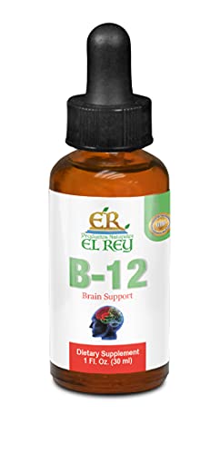 Botella vitamina B-12 El Rey apoyo cerebro y energía