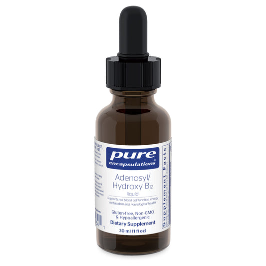 Botella de vitamina b12 líquida pure encapsulations 30 ml