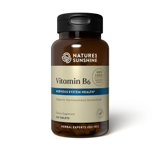 Botella de vitamina B6 Yonune Nature's Sunshine