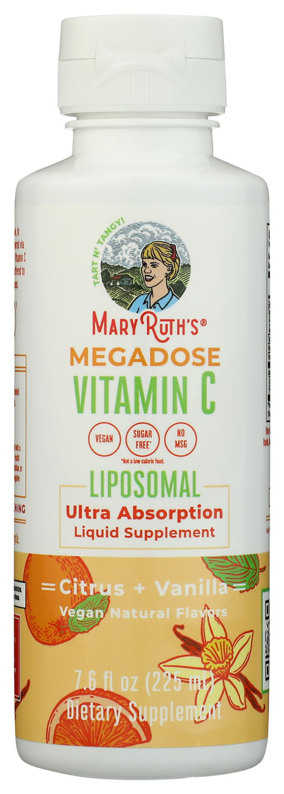 Botella de vitamina C liposomal Mary Ruth 7.6 onzas