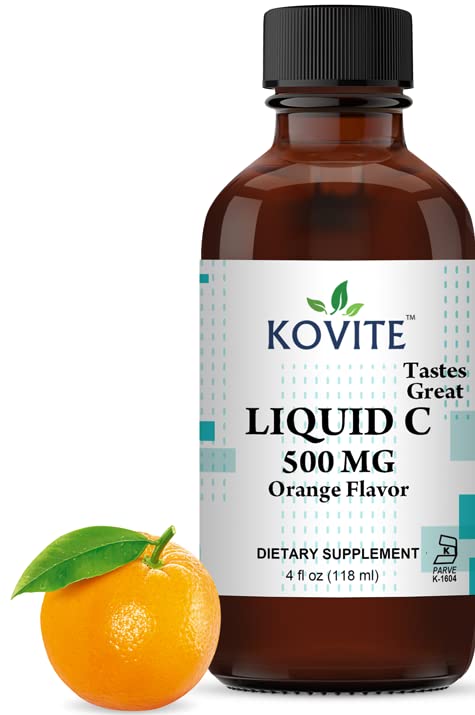 Botella vitamina c líquida Kovite 500mg sabor naranja