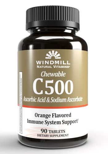 Botella vitamina C masticable Windmill 90 tabletas