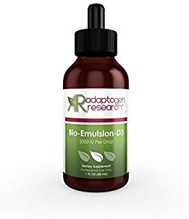 Botella vitamina D líquida Bio-Emulsión 2000 UI Adaptogen Research