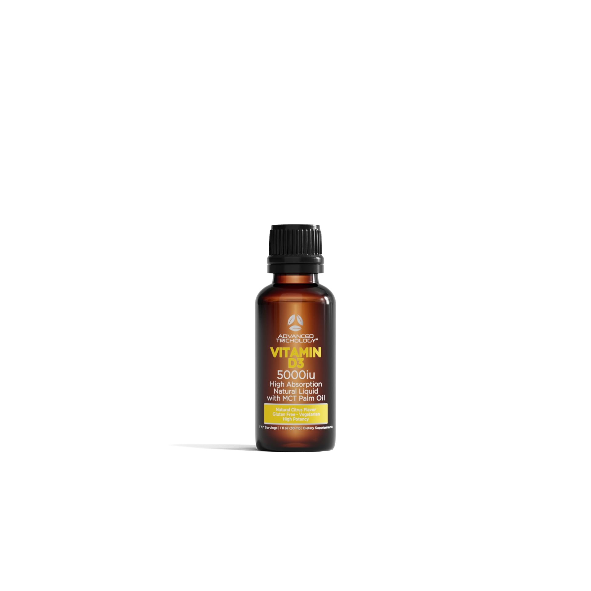 Botella de vitamina d3 líquida 5000 ui advanced trichology