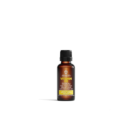 Botella de vitamina d3 líquida 5000 ui advanced trichology