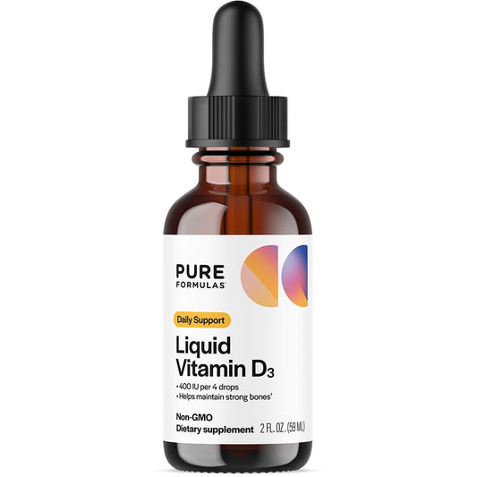 Botella Vitamina D3 líquida PureFormulas 59 ml