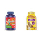 botella de vitaminas Flintstones masticables con imagen de personajes