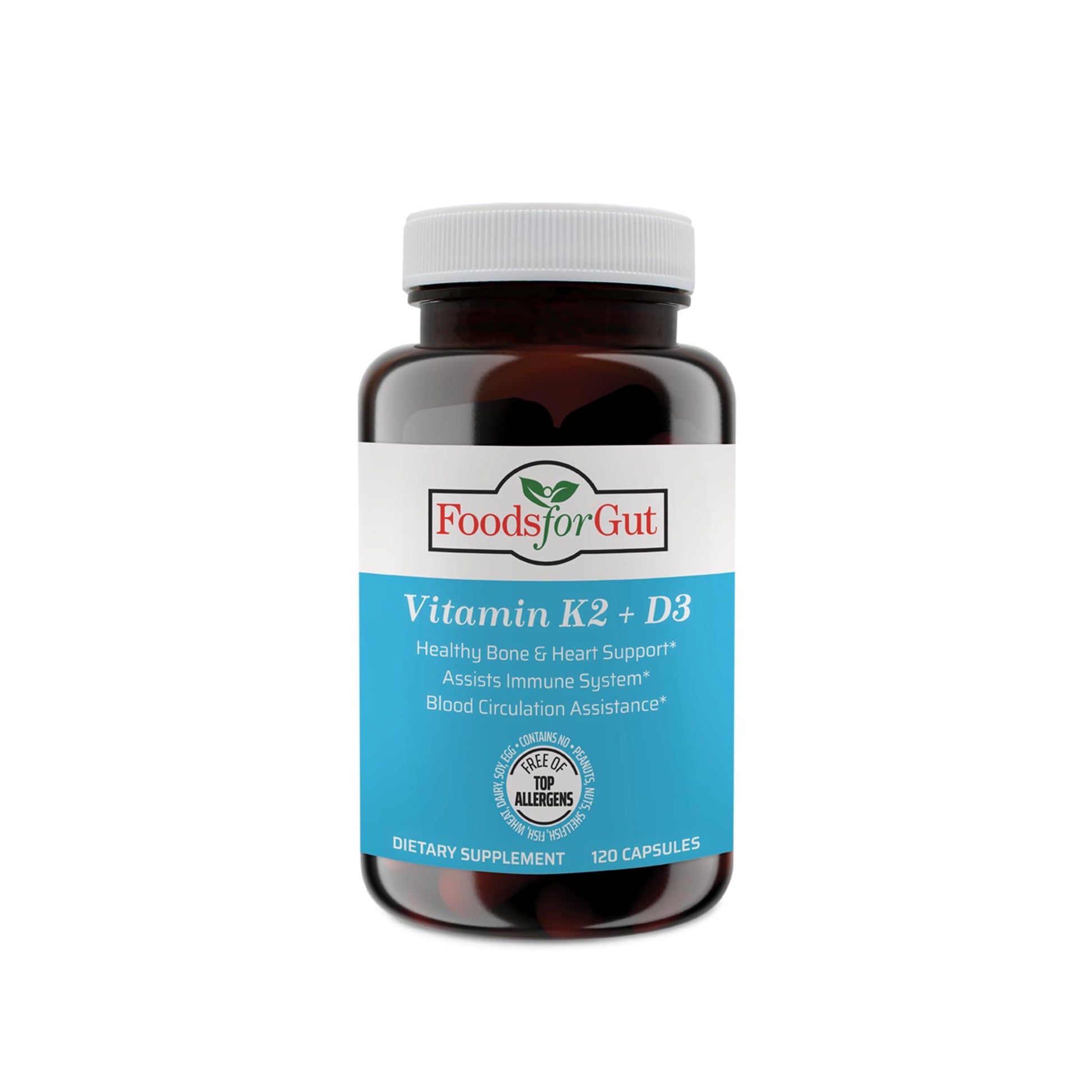 botella vitaminas k2 mk7 d3 biopeine 120 cápsulas