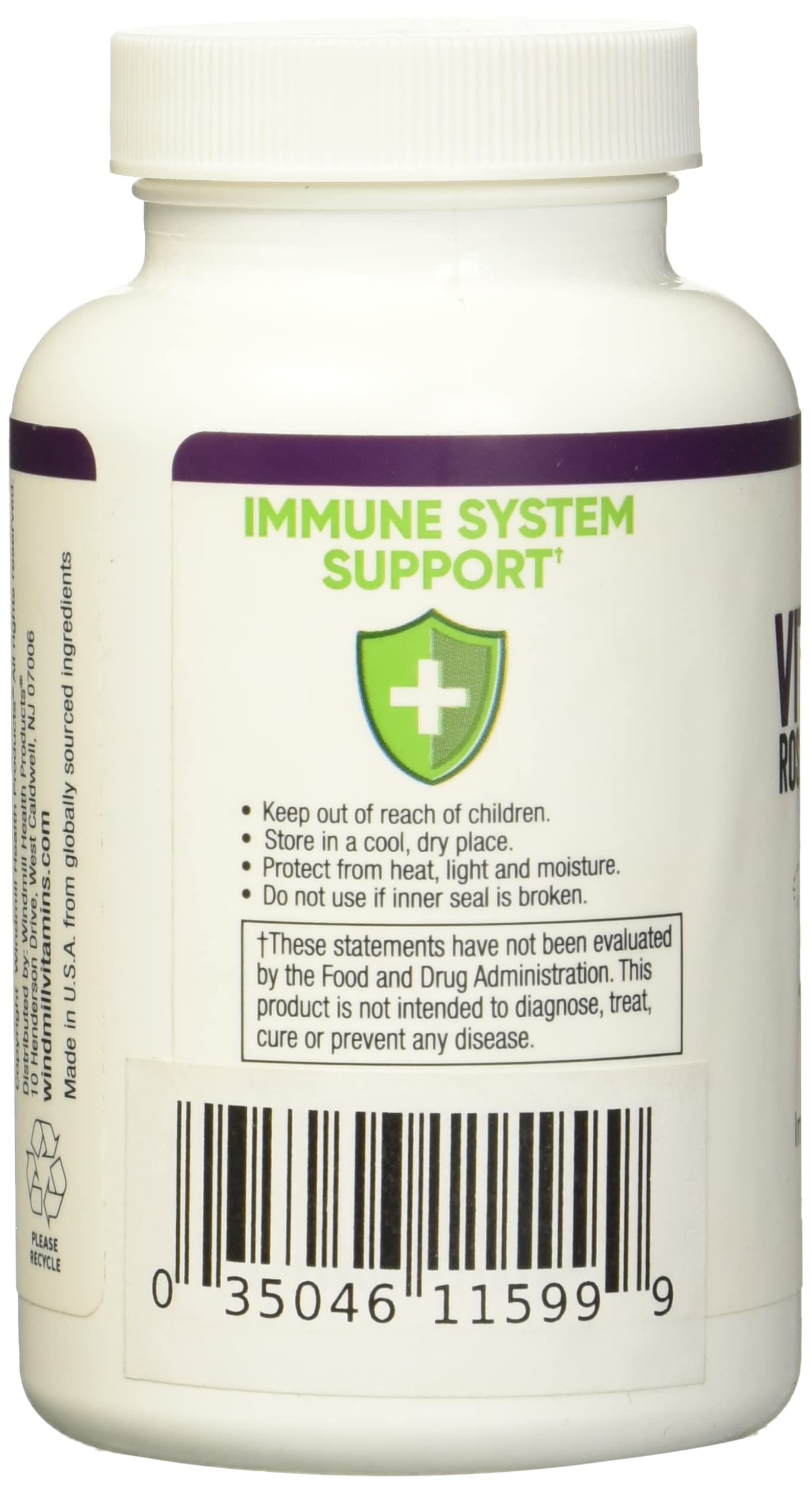 Botella vitaminas masticables vitamina c Nutrition Works