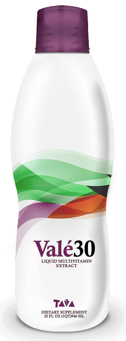 Botella de vitaminas Valé30 TAVA multivitamínico líquido