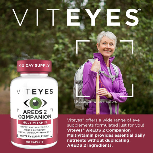 Botella de Viteyes AREDS 2 Compañero Multivitamínico.