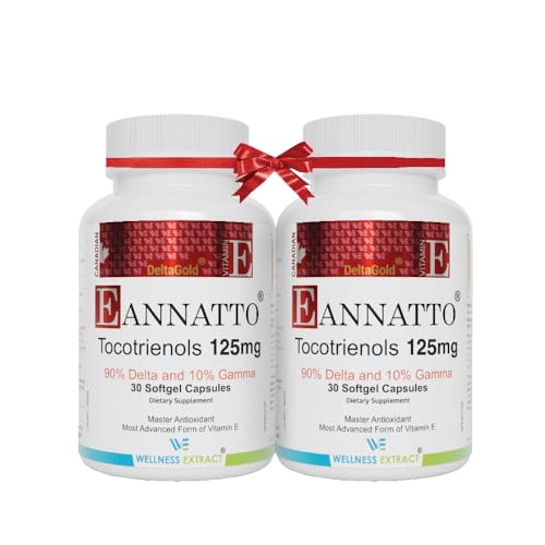 Botella WELLNESS EXTRACT vitamina E tocotrienoles 125 mg