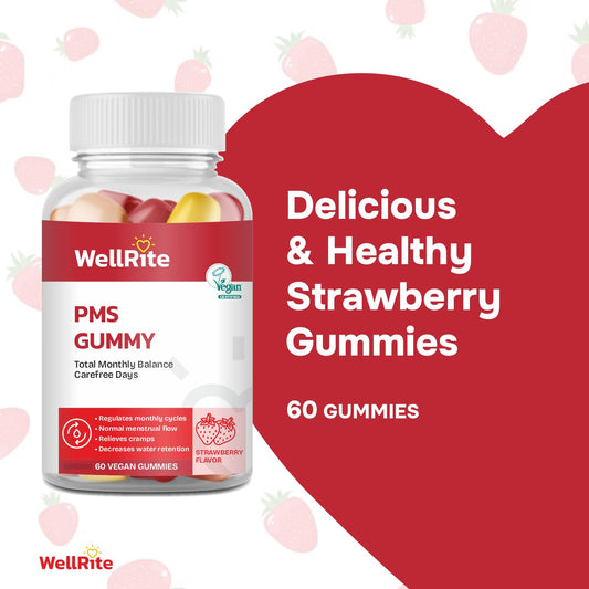 botella de Wellrite gummies PMS