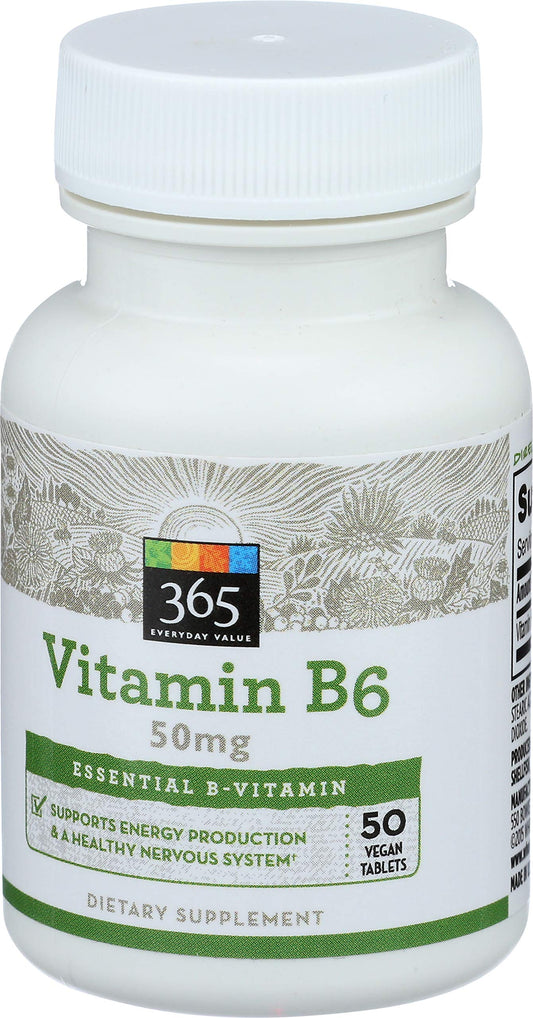 Botellas 365 Whole Foods Market vitamina B6 paquete doble
