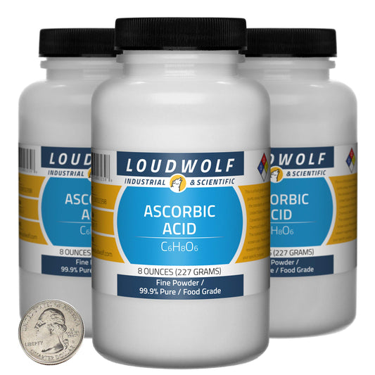 Botellas de ácido ascórbico puro Loudwolf 1.5 lb