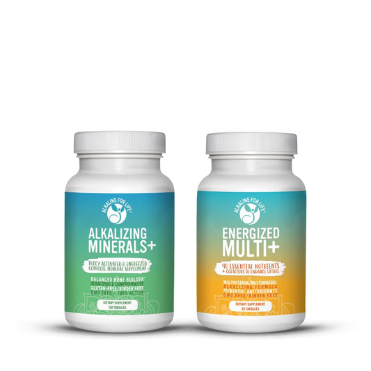 botellas de suplementos minerales y multivitaminas
