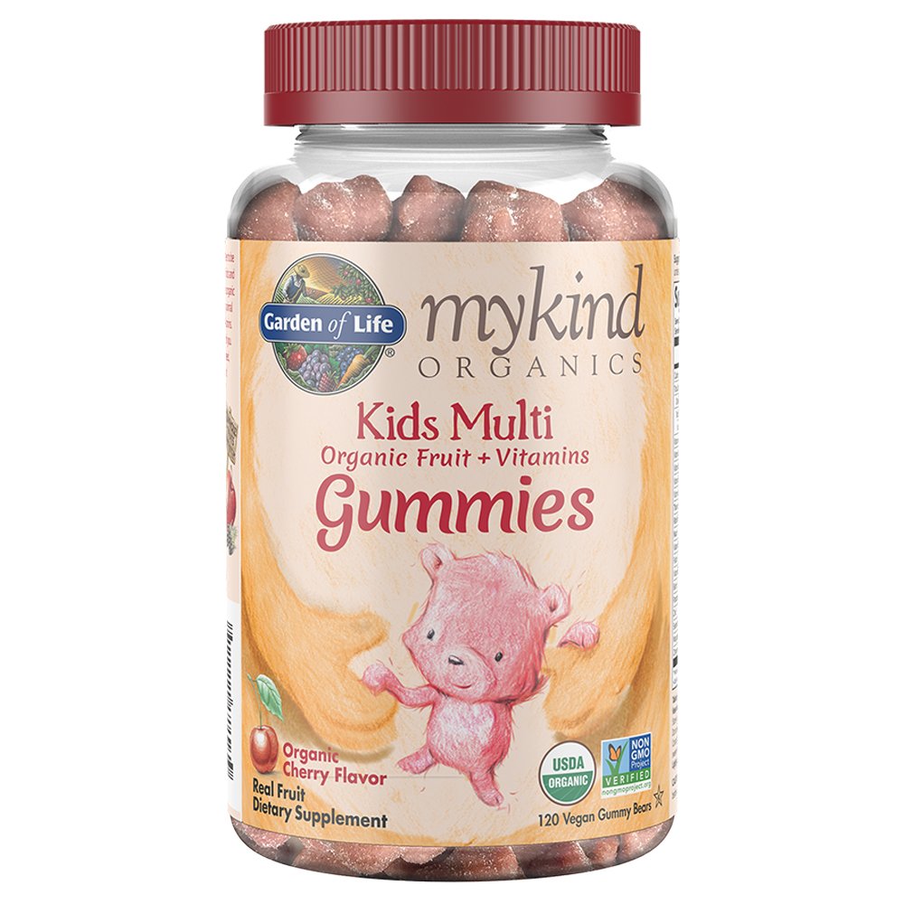 Botellas Garden of Life vitaminas gominolas frutas orgánicas