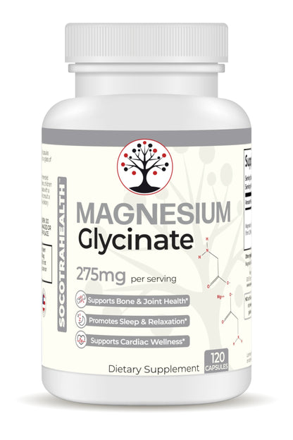 Botellas de magnesio y vitaminas Socotra Health