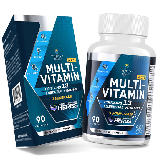 Botellas de multivitaminas para hombres ThrivyThystle