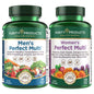 Botellas de multivitaminas perfectas para hombres y mujeres de Purity Products