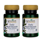 Dos botellas de multivitamínico diario Swanson sin minerales, 30 cápsulas