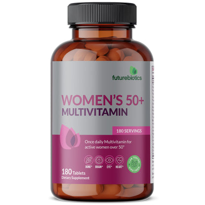 Botellas de multivitamínico Futurebiotics para mujeres