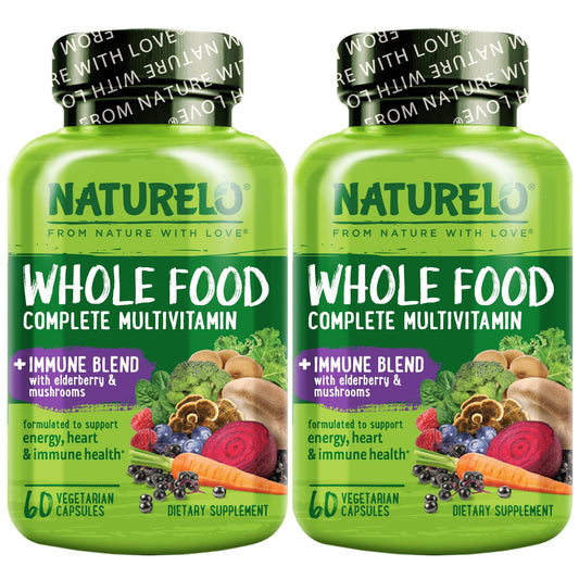 Botellas del multivitamínico NATURELO con mezcla inmune
