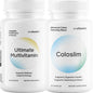 Botellas de multivitamínico Ultimate y Coloslim Envitamin