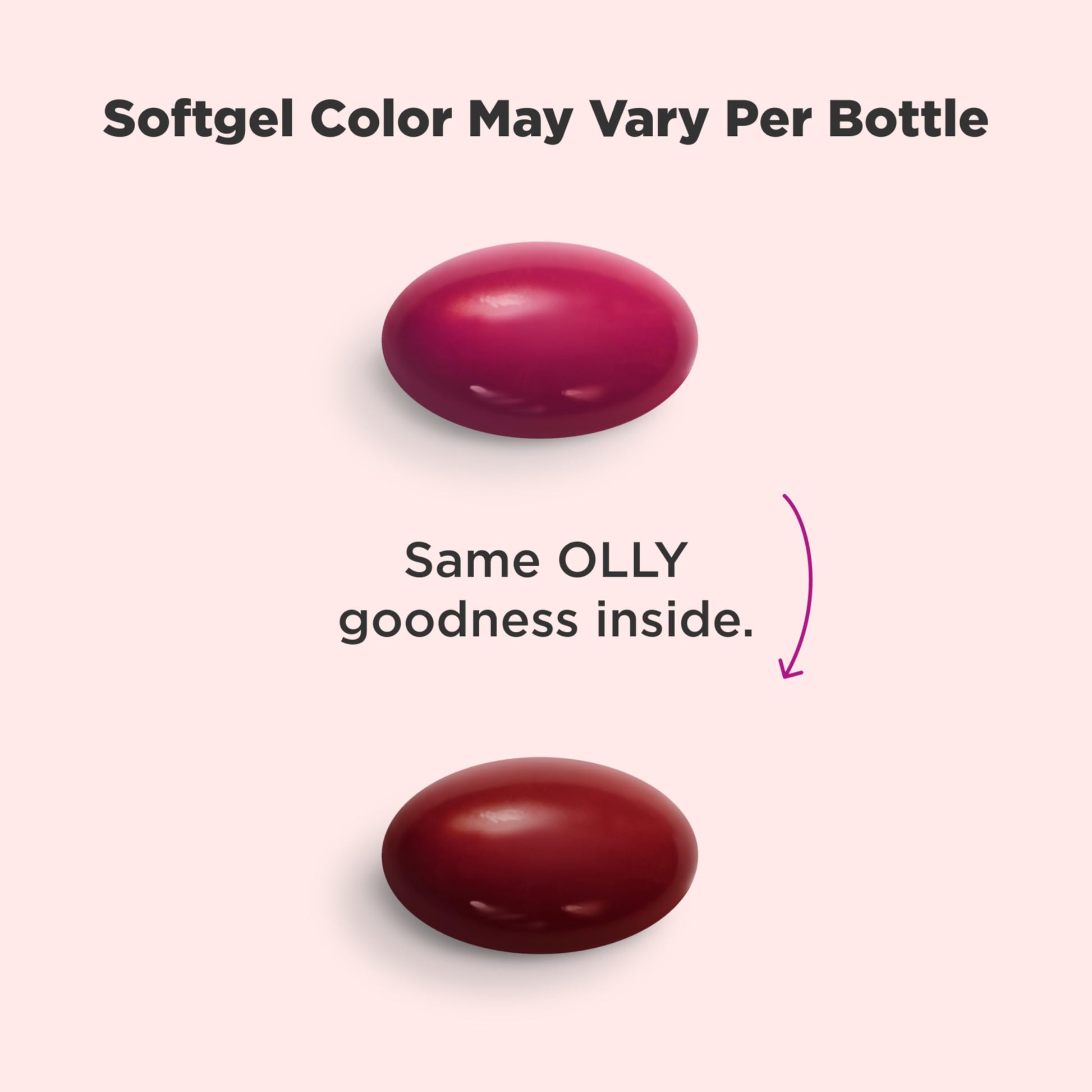 Botellas de multivitamínicos OLLY Ultra Women’s.