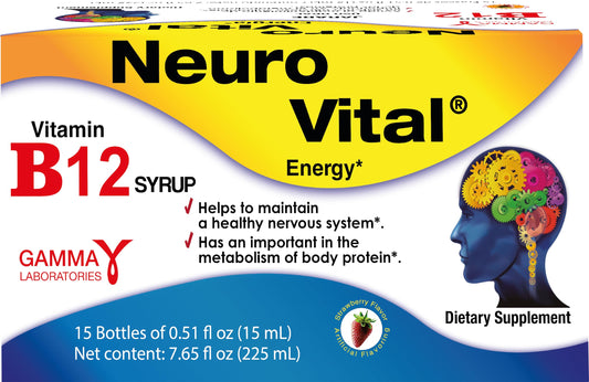 Botellas de Neuro Vital con vitaminas B