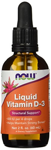 Botellas Now Foods vitamina d3 líquida 4 oz pack de 2
