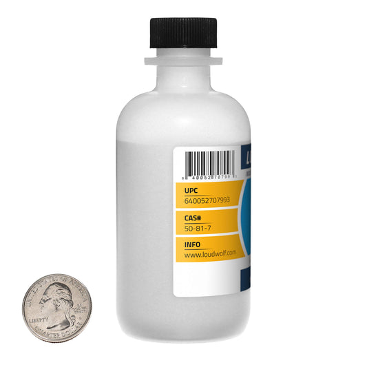 Botellas plástico ácido ascórbico polvo fino Loudwolf