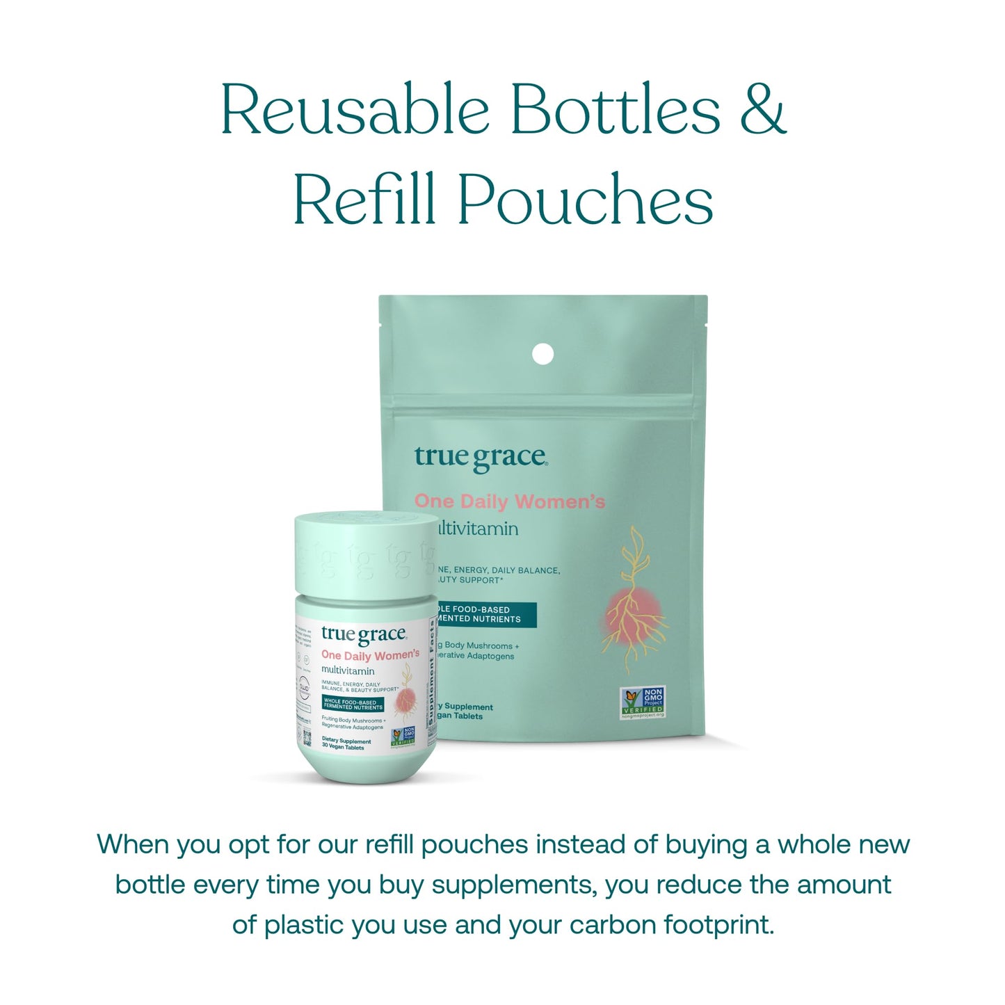Botellas recargables True Grace