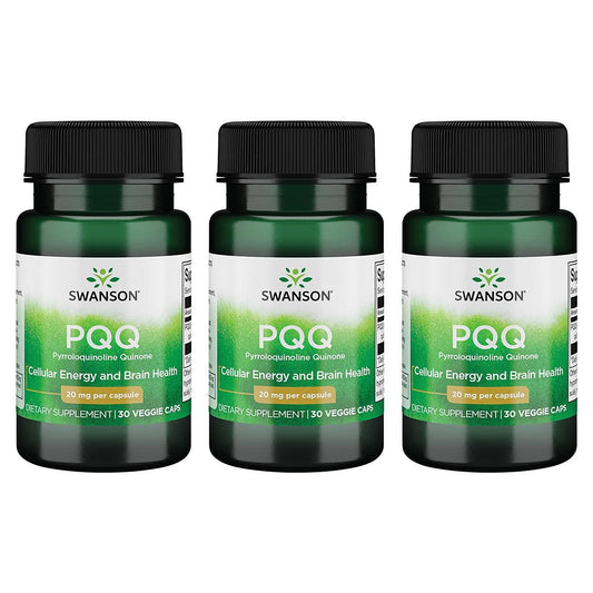 Botellas Swanson Ultra PQQ para energía y salud cerebral.