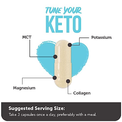 Botellas de suplemento Vitamin Bounty Tune Your Keto