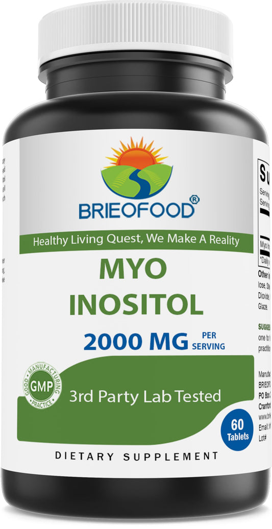 Brieofood Mio Inositol 2000mg tabletas calidad