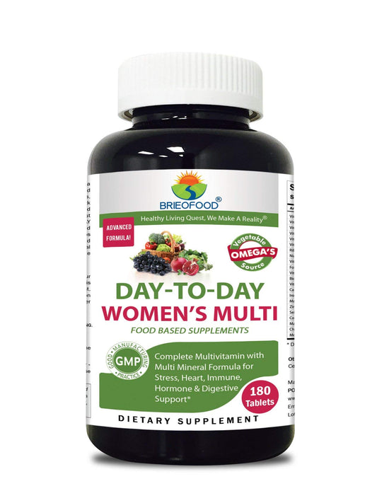 Briofood Multivitamínico Mujeres 180 tabletas con omega vegetal