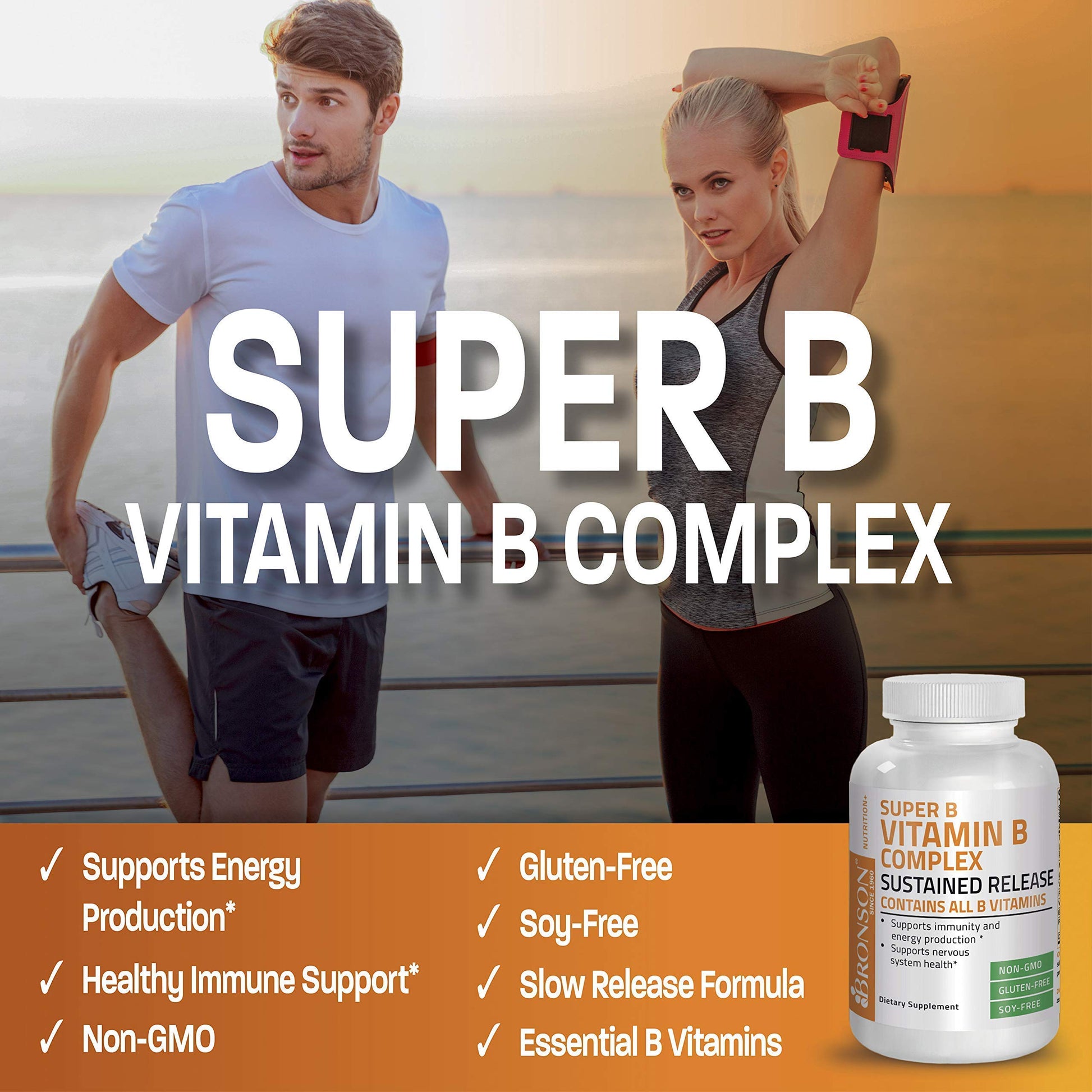 Bronson Metil B12 suplemento vitamínico complejo b