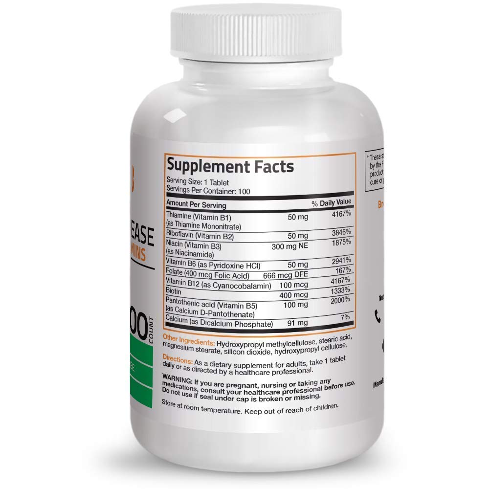 Bronson metilcobalamina vitamin b12 suplemento paquete