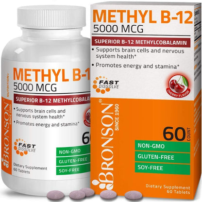 Bronson metilcobalamina vitamina b12 pastillas complex b