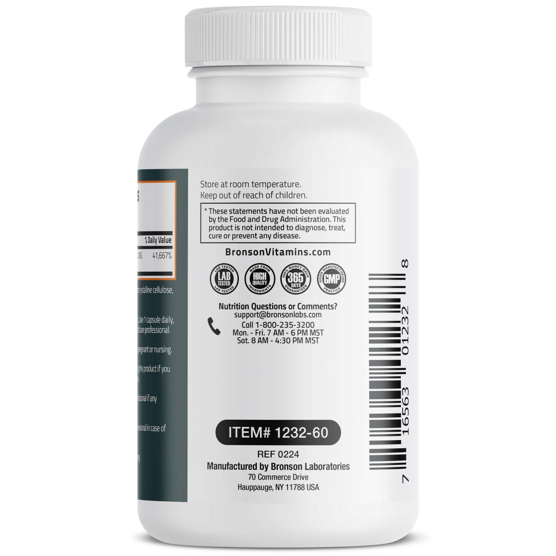 Bronson suplemento vitamina B1 no OGM alta potencia