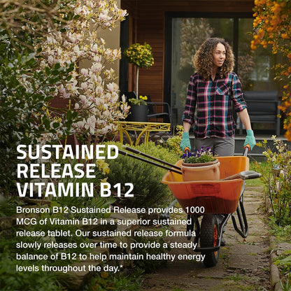 Bronson suplemento vitamina b12 etiqueta posterior