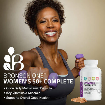 Bronson Women's 50+ multivitamin support for vitality